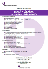 Lékař / Lékařka